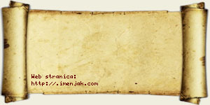 Jakov Eršević vizit kartica